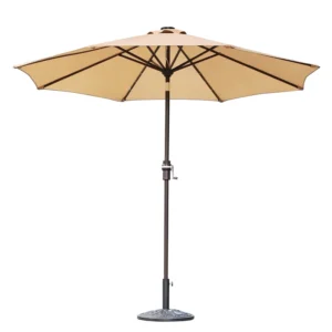 Led Cantilever Backyard Custom Sun Commercial Large Solar Pool Big Patio Beach Garden Strong Umbrella Outdoor for Restaurant