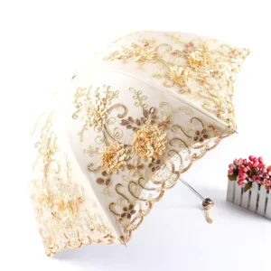 Lightweight 8 Ribs Custom Logo Wedding Party Photo Prop Ladies Fashion Handbag Accessory Umbrella