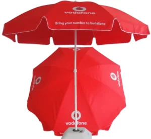 Lightweight Aluminum Garden Sunshade Umbrella Waterproof for Patio, Restaurant and Warehouse Use