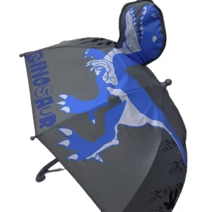 Lightweight Cartoon Kindergarten Baby 3D Shape Manual Sun and Rain Umbrella, Anti-Pinch