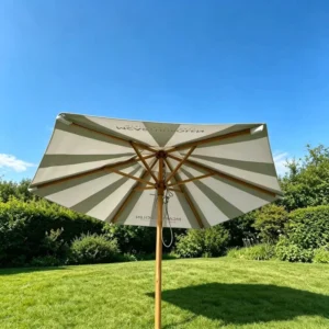 Lightweight Foldable UV Waterproof Beach Umbrella with Tilt and Sand Anchor