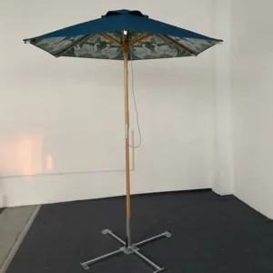 Lightweight Outdoor Patio Umbrella Waterproof Foldable Eco-Friendly Polyester 50+ UV Protection