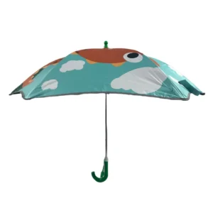 Lightweight and Easy for Kids to Carry Safety Round Corner Children Umbrella with Animal Design