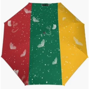 Lithuania Flag Fully Automatic Folding Umbrella