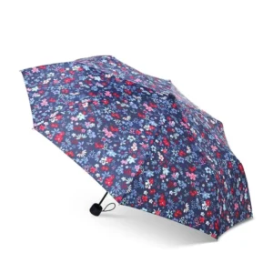 Little Fresh Style Japanese Super Mini in Pocket Folding Umbrella Folding Umbrella with Broken Flower Pattern