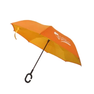 Logo Printed Inverted Reverse Umbrella