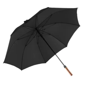 Long Wooden Handle Oversized Double-Layer Straight Golf Umbrella