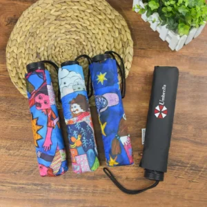 Low MOQ Factory Supply Full-Color Custom Photo-Printed Umbrella