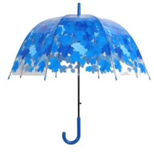 Low Prices Brand New Design High Quality Transparent Straight Umbrella Giveaways Contemporary POE Fabric for Le 100cm