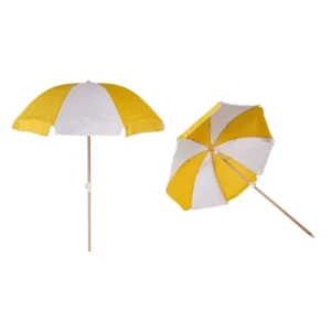 Luxe Waterproof Sun Protection Aluminum Parasol Holiday Travel Beach Umbrella for Outdoor Furniture Use Hotel Gym Courtyard Park