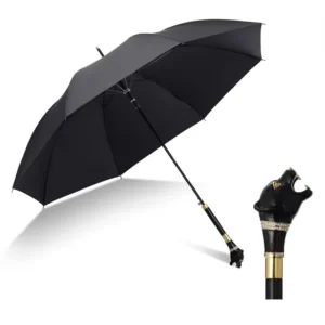 Luxury Fashion Custom Straight Pattern Horse Handle Umbrella