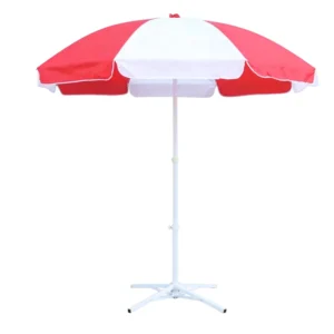 MJU 1008A OEM Customizable Giant Outdoor Beach Umbrella with Oxford Fabric Waterproof >3000mm & Windproof Design