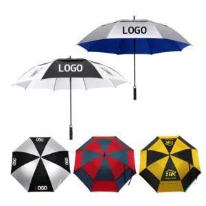 Made in China Sturdy Windproof Waterproof UV-Proof Golf Umbrella for Outdoor Sports and Gifts