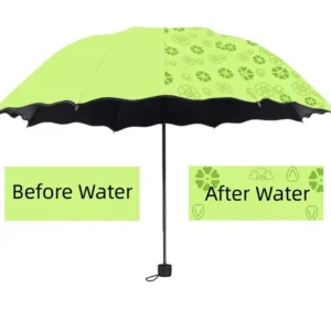 Magic Flower Umbrella Woman Magic Umbrella Portable Colorful Change Popular Umbrella UV Protection Bloom Flower