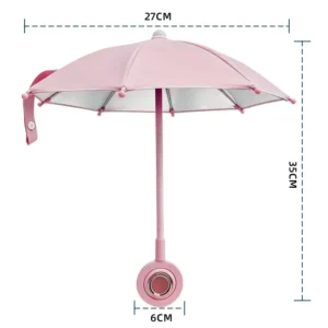 Magnetic Phone Umbrella for Sun Outdoor Phone Sun Shade Shield with Flexible Angle Design & Rotatable Phone Umbrella for iPhone