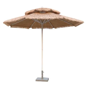 Maldives Straw Simulation Thatch Palm Beach Umbrella