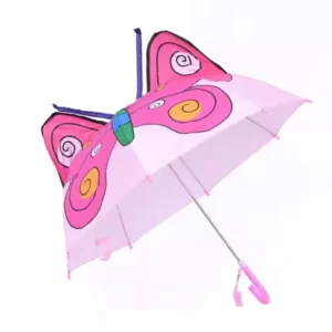 Manual 17/19/21 Inch Personalized Cartoon Children’s Umbrella for Rain and Sun Protection