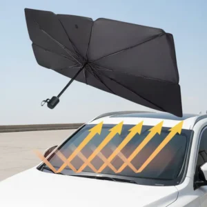Manual Customized Color & Design Car Sunshade Umbrella for Business Gifts