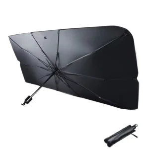 Manual Foldable Front Windshield Sunshade Umbrella for Cars