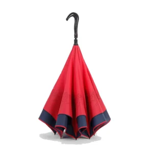 Manual Open Auto Close Sunshade Car Reverse Umbrella for Corporate Gifts