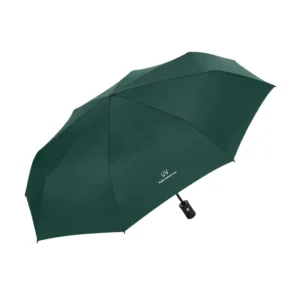 Manual Three-Fold Sunshade Rain Umbrella UV-Protective Fabric Large Foldable Umbrella for Men and Women Customizable Logo Printing