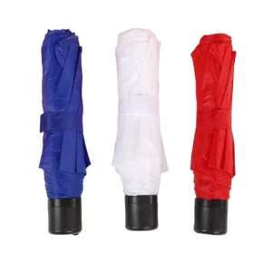 Manual Triple-Folding Umbrella, Durable Weather-Resistant, Travel