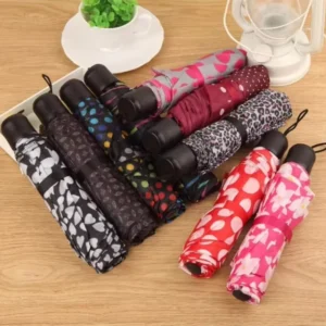 Manual Umbrella Three fold Chinese Manufacturer Promotional Custom Logo Print 3 Folding Umbrella Paraguas