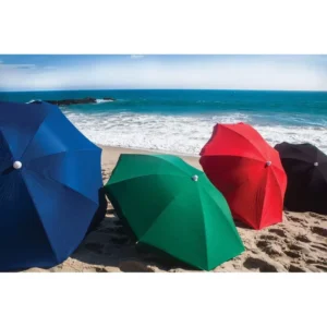 Manufacturer 8Ft RPET Adjustable Tilt Aluminum Beach Umbrella with Bag