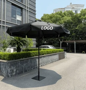 Manufacturer Foldable 200cm or 250cm Sunshade Beach Outdoor Yard Umbrella