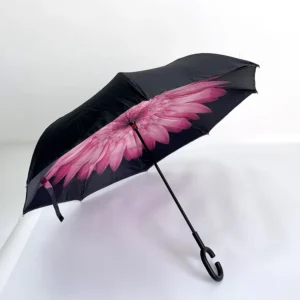 Manufacturer Hands-Free Double-Layer Inverted Reverse Umbrella with Logo