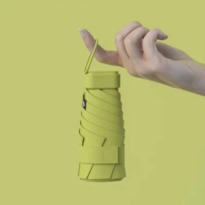 Manufacturer High Quality Mini Pocket Umbrella 6 Folding Lightweight Custom Portable UV Umbrella for Lady Promotion