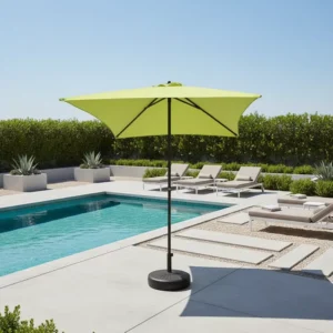 Manufacturer Supplied Double-Sided Outdoor Patio Umbrella for Poolside and Garden Lounging