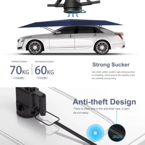 Manufacturers Portable Waterproof Car Shade Semi Automatic Windproof Umbrella