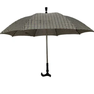 Medium-Sized Detachable Cane Umbrella, 23-Inch Manual Plum Blossom-Shaped Frame, Dual-Use Straight Umbrella