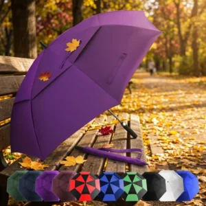 Men’s Business Classic Design Auto Large Golf Umbrella Windproof