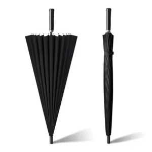 Men’s Long-handled Stainless Steel Fully Automatic Collision Cloth Umbrella Custom Logo Heavy Rain Special Car Large Size Double