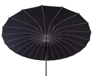Metal Center Pole Outdoor Patio Umbrella with 24 Fiberglass Ribs Park Rainproof Commercial Use
