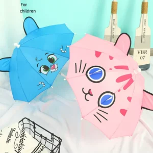 Mini 3D Stereo Animal Ear Children’s Umbrella for Kindergarten Kids