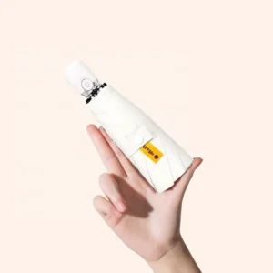 Mini 50% off Automatic Sun Umbrella with UV Protection Foldable Black Coated All Weather Design Dual Use Portable Business Gift