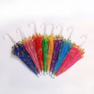 Mini Craft Lace Parasol Decorative Toy Umbrella Photography Props Dance Performance Souvenir Parasol Bulk