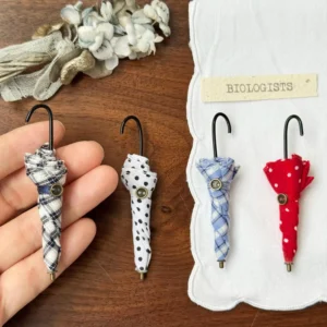 Mini Fabric Umbrella 10cm Doll Accessories Cute Miniature Cloth Umbrella for Doll Dress up DIY Decoration Props