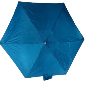 Mini Five-Folding Portable Umbrella Classic Design with Plastic Handle Manual Control Made of Polyester
