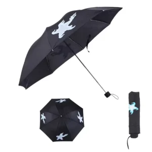 Mini Lightweight Travel Umbrella for Rain and Sun Manual Control Compact Pocket Suit Non-Automatic Business Gift Idea