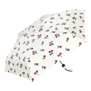 Mini Manual Sun Folding Outdoor Weatherproof Custom Printed Logo Windproof Portable Gradient 5-Fold Reverse Umbrella with Bag