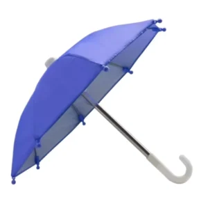 Mini Mobile Phone Umbrella Silver-Coated Lightweight Rainproof 8K Ribs Manual Close