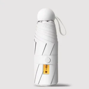 Mini Pocket Anti Uv Umbrella Light Compact Design Rain Summer Parasol Foldable Manual Pouch Umbrella