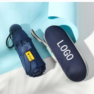 Mini Portable Small Ultra Light 5 Fold Umbrella Uv Protection Pocket Umbrella Colorful Custom Logo Umbrella for Girls