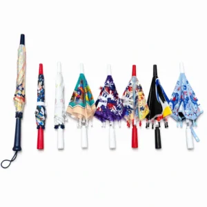 Mini Transparent Purple Baseball Team Souvenir Splatter Design Manual Foldable Umbrella
