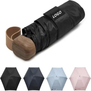 Mini Travel Umbrella with UV Protection, Portable Compact Rain and Sun Umbrella