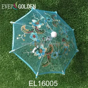 Mini Tulle Umbrella Lace Umbrella Br Lace Umbrella Bridal the Wedding Favor Give Away Price Lace Parasol for Kids EL16005B